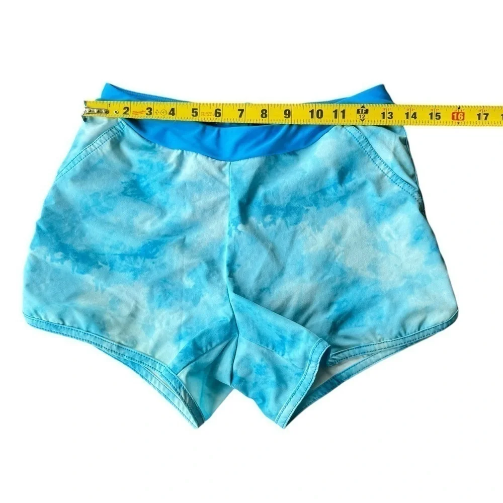 Lands’ End Swim Shorts Girls Size 14 Blue